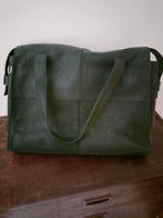 Burkely leren laptoptas zwart, Computers en Software, Laptoptassen, Ophalen, 17 inch of meer, Aktetas