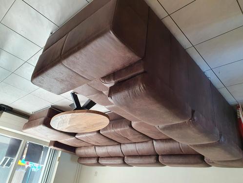 Microvezel leren hoekbank, Antiek en Kunst, Antiek | Meubels | Stoelen en Banken, Ophalen