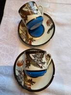 Japans kop en schotel setje met draken, Antiek en Kunst, Ophalen of Verzenden