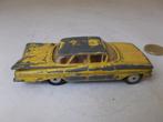 1961 Corgi Toys 221 CHEVROLET IMPALA YELLOW CAB (Opknapper), Ophalen of Verzenden, Gebruikt, Auto, Corgi