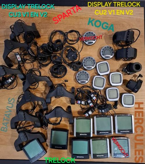 Cu3/Cu2 , V1 & V2 DISPLAY/ HOUDER/STUURBEDIENING/GASHENDEL, Fietsen en Brommers, Fietsaccessoires | Fietscomputers, Zo goed als nieuw