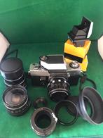Exakta RTL1000 inclusief lenzen en toebehoren, Ophalen of Verzenden, Gebruikt, Spiegelreflex, Overige Merken