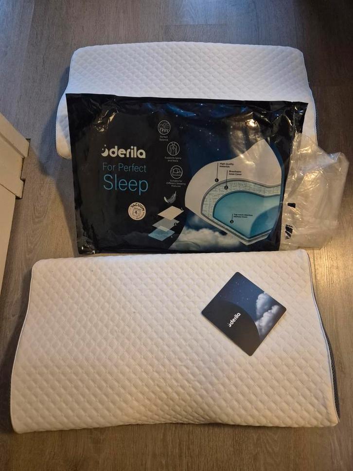 1Derila Kussen, Huis en Inrichting, Slaapkamer | Beddengoed, Nieuw, Kussen, Eenpersoons, Wit, Ophalen of Verzenden