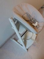 Stokke Tripp Trapp kinderstoel, met newbornset en babyset, Ophalen, Gebruikt, Meegroeistoel, Stoelverkleiner