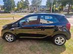 Kia Picanto 1.0 Cvvt 67pk 5-zits 2017 Zwart, Auto's, Voorwielaandrijving, Stof, 4 stoelen, Zwart