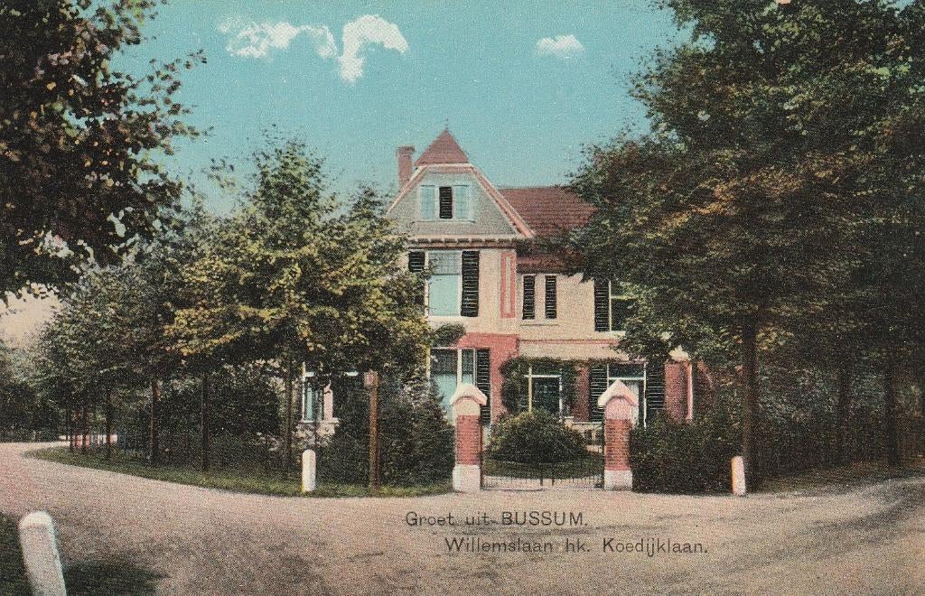 bussum- willemslaan, Ophalen of Verzenden, Voor 1920, Noord-Holland