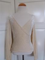 Dunne Trui Creme Velours S ( Jool ), Verzenden, Beige, Prestige, Zo goed als nieuw