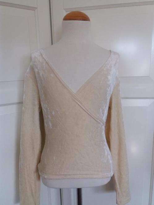 Dunne Trui Creme Velours S ( Jool ), Kleding | Dames, Truien en Vesten, Zo goed als nieuw, Maat 36 (S), Beige, Verzenden