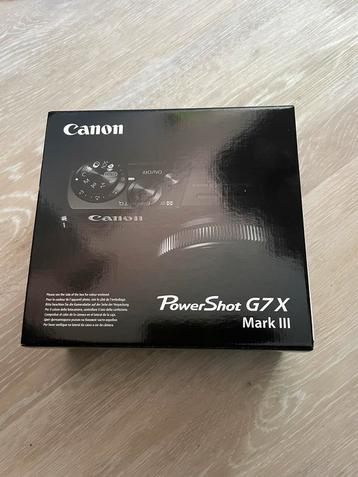 Canon PowerShot G7 X Mark iii beschikbaar voor biedingen
