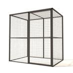 Aluminium kippenren | 207 x 176 x 178 cm