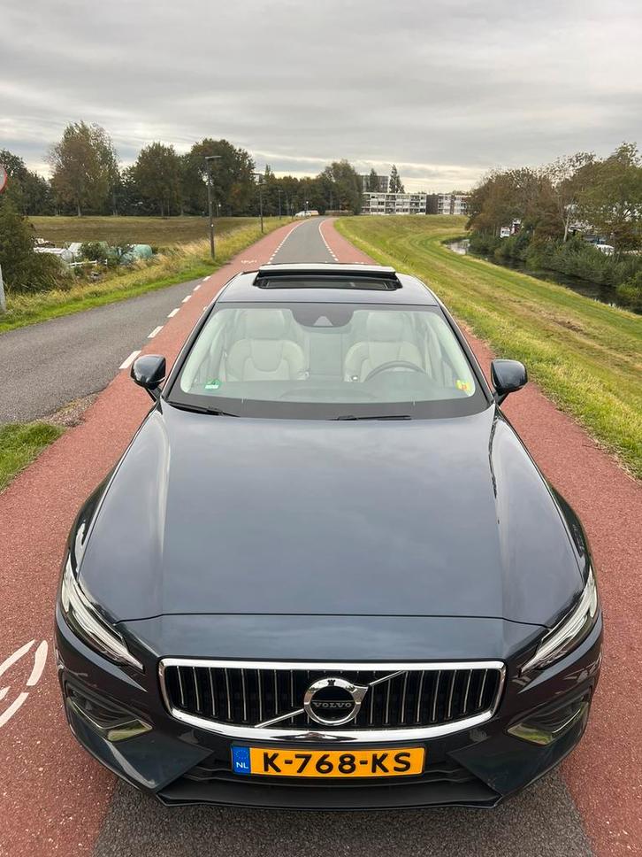 Origineel NL AUTO Volvo S60 B3 163pk 2021 Blauw, Auto's, Volvo, Particulier, S60, ABS, Achteruitrijcamera, Adaptieve lichten, Adaptive Cruise Control