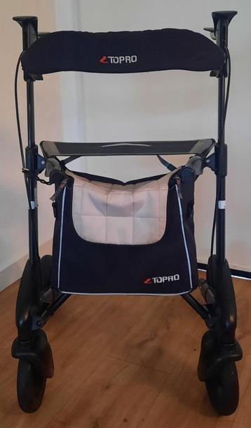 Rollator Merk: Topro Troja 2G M + Rugband + tas ( 8 kg ! ) beschikbaar voor biedingen