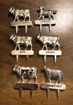 Franse Kaasprikkers kaas prikkers vintage curiosa verzilverd, Antiek en Kunst, Verzenden