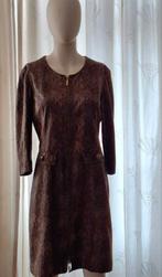 Caroline Biss jurk donkerbruin 42, Bruin, Maat 42/44 (L), Ophalen of Verzenden, Zo goed als nieuw
