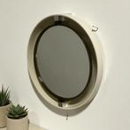 Vintage design Allibert Wandspiegel met Verlichting, Rond, Huysmans, Ophalen of Verzenden, Zo goed als nieuw