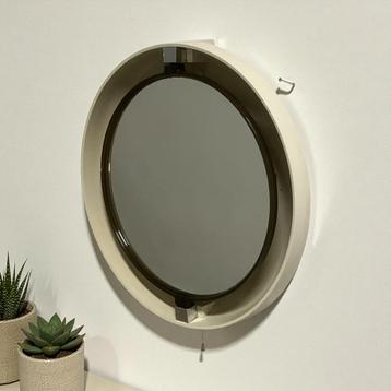 Vintage design Allibert Wandspiegel met Verlichting beschikbaar voor biedingen