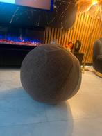 Zitbal met stoffen hoes – comfortabele zitbal, Rond, Ophalen of Verzenden, Zo goed als nieuw, Stof