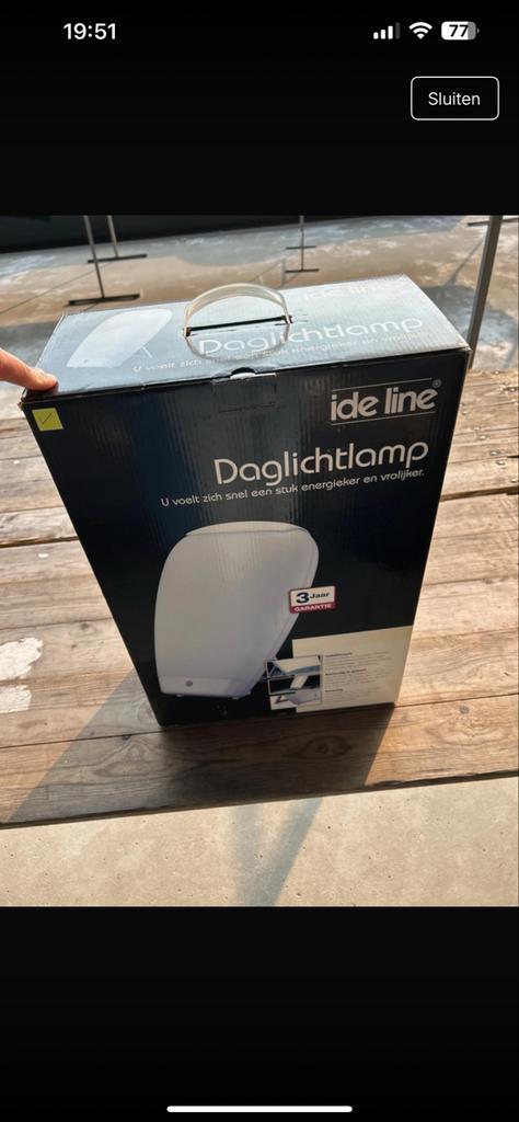 Ide Line Daglichtlamp - Nieuw in doos, Huis en Inrichting, Lampen | Vloerlampen, Nieuw, Minder dan 100 cm, Kunststof, Ophalen of Verzenden