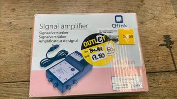 Q-LINK Signaalversterker TV antenne coax aansluiting beschikbaar voor biedingen