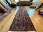 Gereinigd Handgeknoopt vintage tapijt Heriz loper 334x89 cm, Digital8, Boho, maximalist , klassiek, bohemian retro handgemaakt vintage
