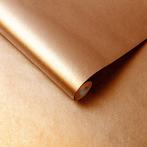 1 rol behang Rustgevend Koper (Graham & Brown 33-342), Ophalen, Minder dan 10 m², Goud brons koper glimmend metallic