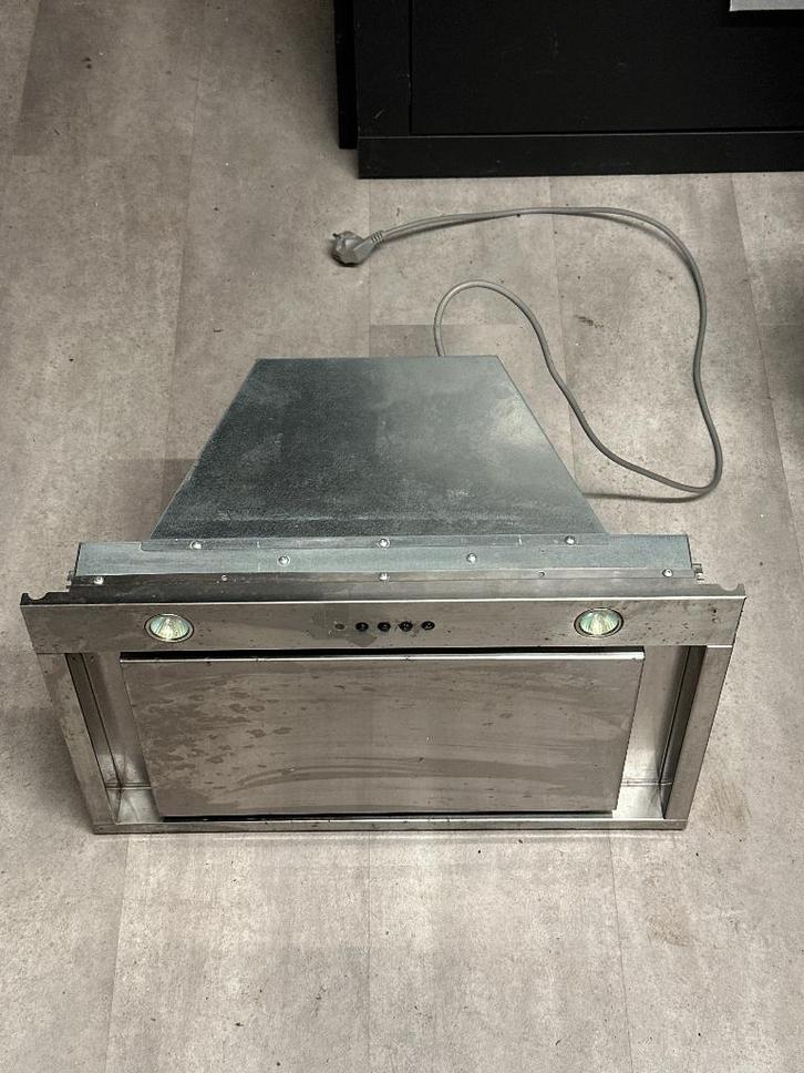 Afzuigkap IKEA Underverk inbouw, Witgoed en Apparatuur, Afzuigkappen, Gebruikt, Inbouw, Vlakschermkap, 400 tot 600 m³ per uur