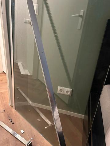 Glazen Douchewand met Frame beschikbaar voor biedingen
