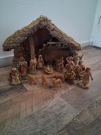 Complete Kerststal met Figuren, Antiek en Kunst, Antiek | Religie, Ophalen of Verzenden