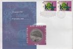 Nederland ECU brief No. 24 Schubert 1997 met mooie penning, Postzegels en Munten, Penningen en Medailles, Ophalen of Verzenden