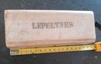 Houten lepeltjes doos, breedte 17 cm, antiek/vintage, Ophalen of Verzenden