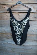 Badpak zwart/ bruin/ beige Naturana mt 50 C Cup Vaste prijs, Naturana, Zwart, Badpak, Ophalen of Verzenden