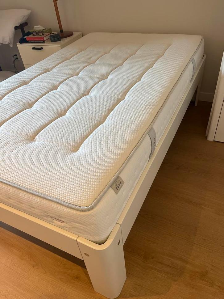 Auping Auronde 120x200 + Beka Matras (Zo Goed Als Nieuw), Huis en Inrichting, Slaapkamer | Bedden, Zo goed als nieuw, Eenpersoons