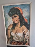 Torino Schilderij: Zigeunermeisje, Antiek en Kunst, Kunst | Schilderijen | Klassiek, Ophalen of Verzenden