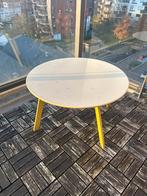 Intratuin Bijzettafel Latte geel - Ø70cm, Ophalen, Kunststof, Gebruikt, 50 tot 100 cm