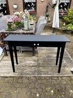 zwart grenen  site-table, Huis en Inrichting, Tafels | Sidetables, 25 tot 50 cm, 100 tot 150 cm, Grenenhout, Rechthoekig