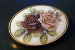 Rozen Broche, Sieraden, Tassen en Uiterlijk, Broches, Verzenden, Zo goed als nieuw, Goud, Overige materialen