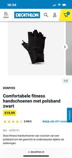 Fitness handschoenen met polsband zwart maat Medium NIEUW!, Nieuw, Handschoenen, Ophalen of Verzenden