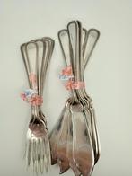 Prachtig gaaf 8-delig parelrand visbestek. Merk: Gero, Verzenden