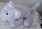 Grijze harig pluche poes, beanie kat. (Hema)., Kinderen en Baby's, Speelgoed | Knuffels en Pluche, Ophalen of Verzenden, Zo goed als nieuw