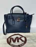 MICHAEL KORS Blauw lock en key schouder tas bag, Ophalen of Verzenden, Zo goed als nieuw, Blauw, Schoudertasje