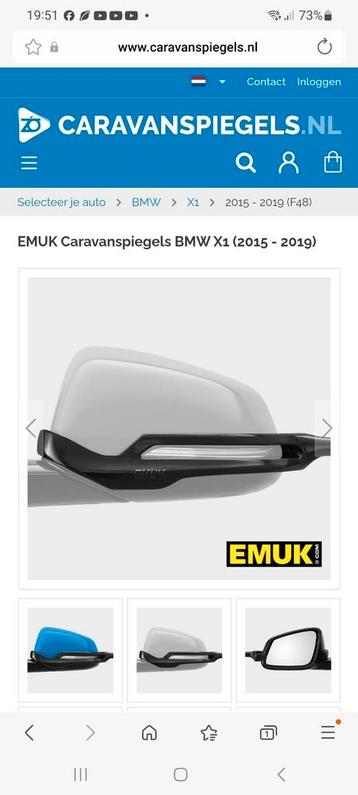 EMUK spiegels BMW X1/F48 bj. 2017  beschikbaar voor biedingen