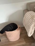 Dekenmand, Huis en Inrichting, Overige materialen, Mand, Rond, Ophalen of Verzenden