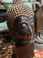 Antiek groot boeddha hoofd, Ophalen of Verzenden