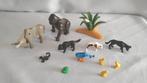 Dieren Playmobil gorilla honden schorpioen kuikens plant, Ophalen of Verzenden, Gebruikt
