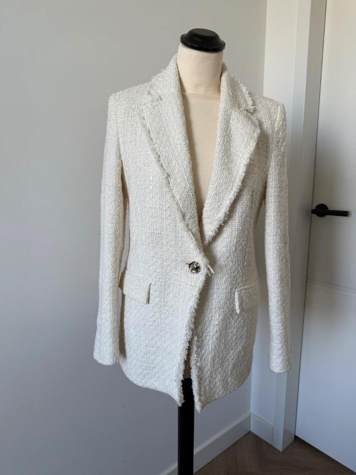 ZGAN creme wit tweede Mango blazer jas jasje colbert S 36 la, Kleding | Dames, Jasjes, Kostuums en Pakken, Zo goed als nieuw, Jasje