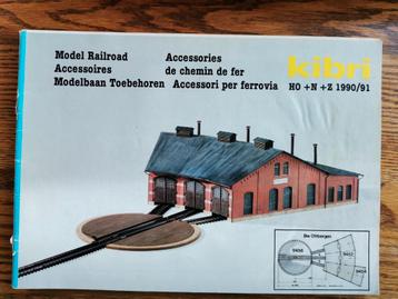 Kibri Spoorweg toebehoren Catalogus 1990 - 91 Ho + N + Z beschikbaar voor biedingen