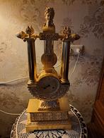 Antieke Lyre Klok (1740) - Originele Vergulding, Ophalen of Verzenden