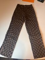 Bruine Checkered Broek maat 38 H&M, Maat 38/40 (M), Bruin, Ophalen of Verzenden, Zo goed als nieuw