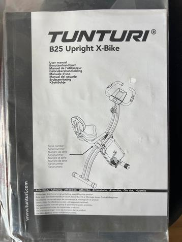 Hometrainer Tunturi B25 Upright X-Bike beschikbaar voor biedingen