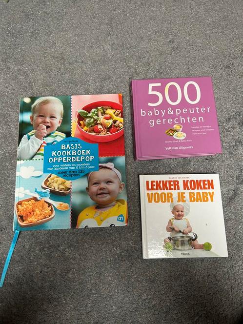 3x kookboek voor baby’s en kinderen, Boeken, Kookboeken, Gelezen, Overige typen, Gezond koken, Ophalen of Verzenden